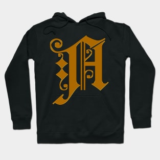 Golden Letter A Hoodie